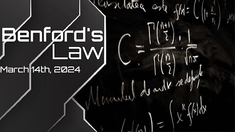 Benford's Law - March 14th, 2024