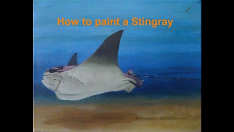 How to paint a Stingray