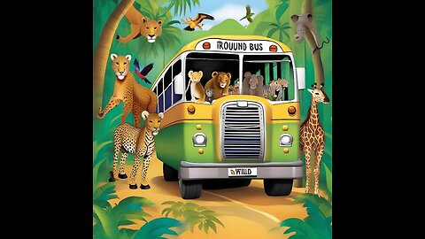 The Wheels on the bus go round and round nursery rhymes song for kids