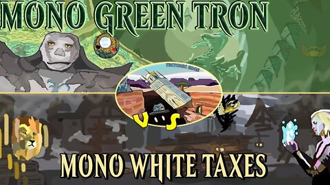 Mono Green Tron VS Mono White Taxes｜More Removal!｜Magic The Gathering Online Modern League Match