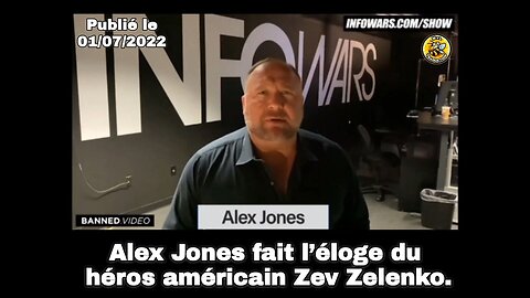 Alex Jones fait l’éloge du héros américain Zev Zelenko.