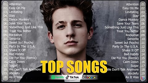 Billboard Top Songs 2023 - Charlie Puth, Adele, Miley Cyrus, Maroon 5, Ed Sheeran