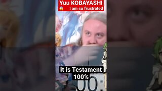 小林 ゆう Yuu KOBAYASHI It's TESTAMENT I AM so frustrated I could not figure out #anime #shorts #gaming