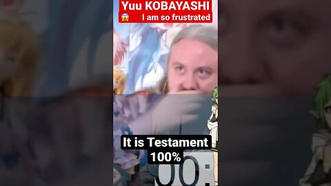 小林 ゆう Yuu KOBAYASHI It's TESTAMENT I AM so frustrated I could not figure out #anime #shorts #gaming