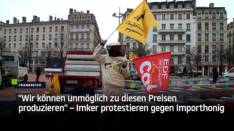 "Wir können unmöglich zu diesen Preisen produzieren" – Imker protestieren gegen Importhonig