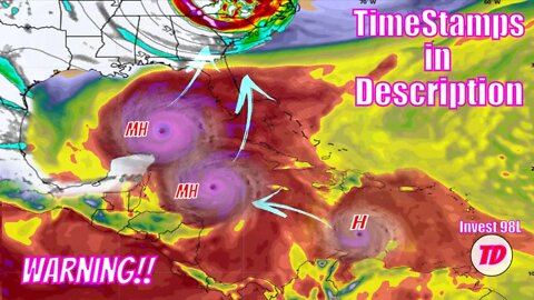 Warning Invest 98L Will Intensify In The Caribbean! The Weatherman Plus Today