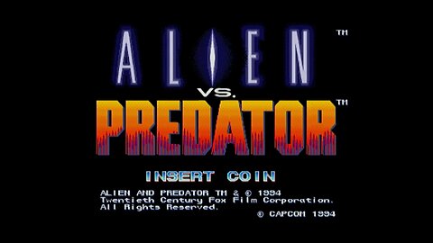 Alien vs Predator Arcade Playthrough - Predator Warrior