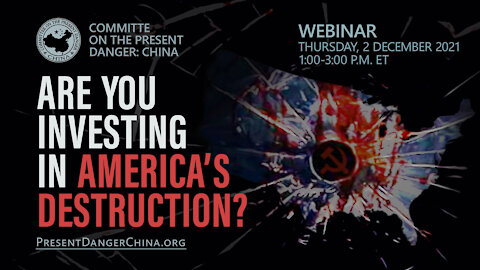 WEBINAR | Are You Investing In America’s Destruction?