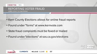 How to report voter fraud in Kern County and California