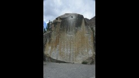 buddha rock skardu