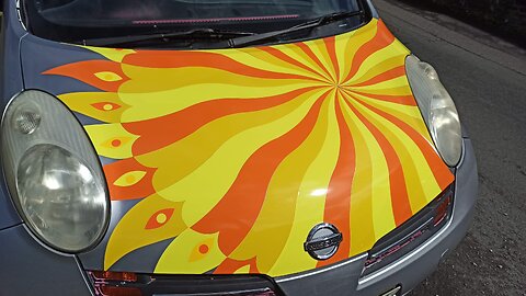 How to put on your BIG SWIRL decal on your motor