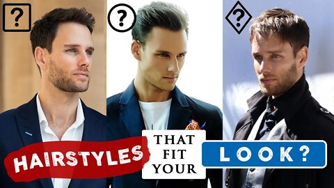 How to CHOOSE the RIGHT HAIRSTYLE for MEN | Face shape & hair texture