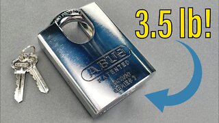 [1348] HUGE Australian Abus “Rock” Padlock (83CS/80)