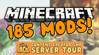 How to Join my 185 Mod Minecraft Server for Content Creators! (Planet T.A.C.O. SMP Tour)