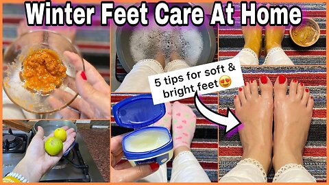 5 Winter Feet Care Tips For Soft And Supple Feet | Tan-Removal & Feet Whitening Tips #winterskincare