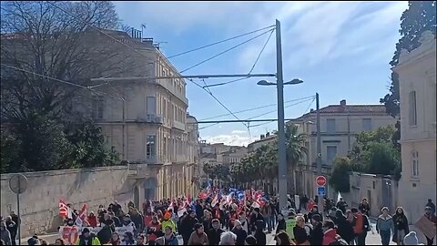 Police and protesters clash in France over pensions and the raising of retirement age