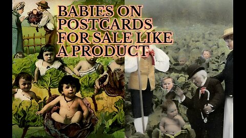 VINTAGE POSTCARDS WITH BABIES FOR SALE