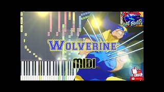 X-Men Vs Street Fighter - Wolverine ~ Piano ( Midi )