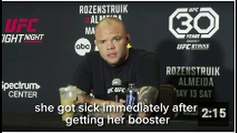 UFC Fighter Anthony Smith Discloses Blood Clot Experience Post mRNA COVID Vaccine