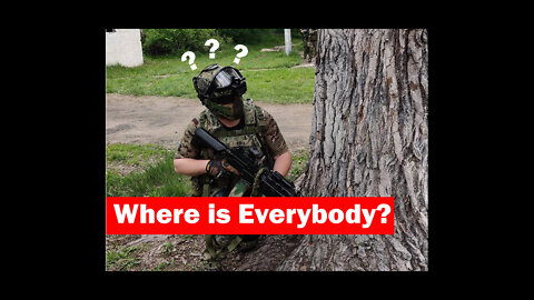 Airsoft LMG gets lost, Has a Chat. Airsoft Gameplay