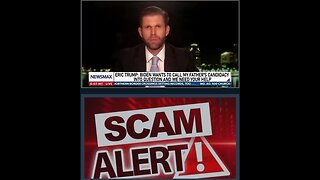 ⚠️SCAMandFRAUDalert⚠️ SCAM AD BY FAKE ERIC TRUMP