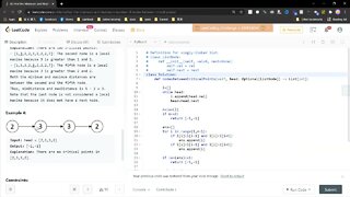 2058 Find the Minimum and Maximum Number of Nodes Between Critical Points