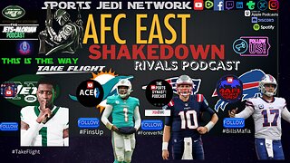 🏈AFC East SHAKEDOWN RIVALAS PODCAST| BILLS, DOLPHINS, PATROITS, JETS ROUND TABLE