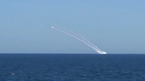 Black Sea Fleet Submarine Launched Salvo Of Kalibr Cruise Missiles At Ukrainian Military Targets