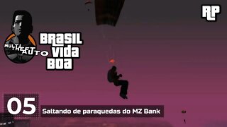 GTA RP MTA - 5 - Saltando de paraquedas do Maze Bank!