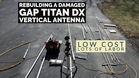 Wind Damaged Titan DX antenna rebuild
