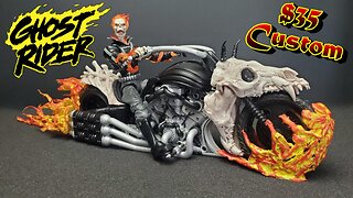 Ghost Rider Motorcycle Custom - $35 DIY - Marvel Legends