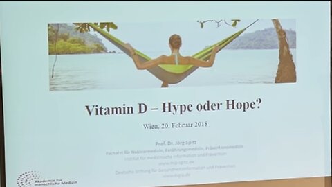Vitamin D – „Hype oder Hope“ Vortrag von Prof. Dr. Jörg Spitz