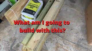 Building a kids play house.