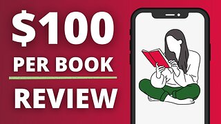 Earn $100 Per Book Review | How To Make Money Online Reading Books (Make Money Online Reading Books)