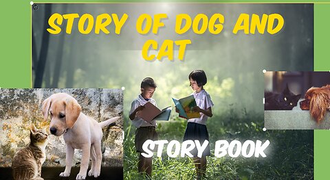 "Pawsome Bonds: A Dog and Cat's Tale"