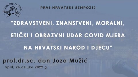 Izlaganje - prof. dr. sc. don Jozo Mužić