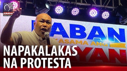 Ka Eric, ngayon lang naranasan ang napakalakas na protesta