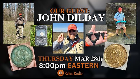 GOLD, CIVIL WAR RELICS and NC TREASURE HUNTING - A Talk with John Dilday about his Adventures