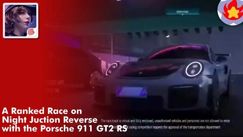 A Ranked Race on Night Junction Reverse with the Porsche 911 GT2 RS | Ace Racer