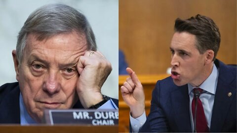 Josh Hawley And Dick Durbin Get In A HEATED Debate After Durbin Objects To Hawley's Legislation