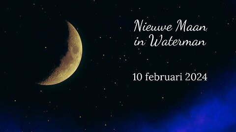 Nieuwe maan in Waterman 🌑♒ Emotioneel groeiproces - Gevoelsconnecties 💙 Vrijheid en vernieuwing 🌟