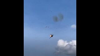Pilot Ejects From Jet Before It Crashes At Air Show