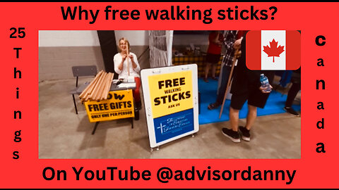 Why free walking sticks? In the 25 reasons I like Canada on Canada Day #series #playlist