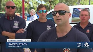 Drive-thru donor drive held for firefighter battling cancer