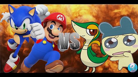 MUGEN - Request - Mario + Sonic VS Mametchi + Snivy - See Description