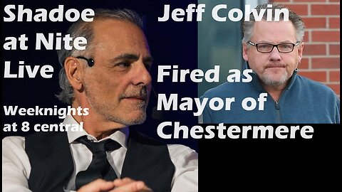 Shadoe at Nite Friday April 12th/2024 w/Former Mayor of Chestermere AB Jeff Colvin