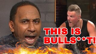 Stephen A Smith makes SHOCKING and INSANE comment about Pat McAfee FUELED by FAKE RACISM!