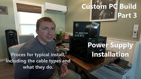 PC Build | Part 3 | Power Supply Installation