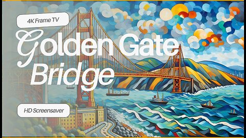 The Golden Gate Bridge | A Van Gogh-Inspired San Francisco Ambiance