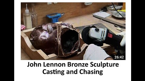 John Lennon Bronze Sculpture casting and chasing